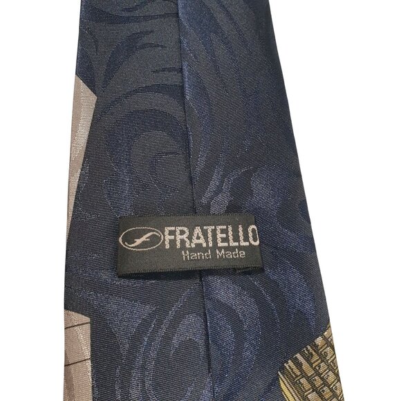 Fratello Computer Mouse Men Necktie Tie Novelty Designer Work Office Dad Gift - Picture 4 of 5
